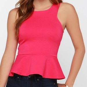 Lulu's Peplum Top